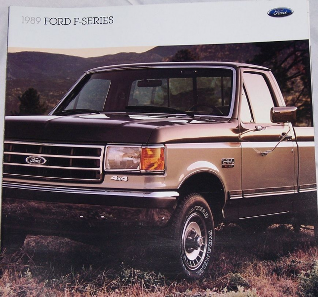 1989 89 Ford F Series Pickup original sales brochure