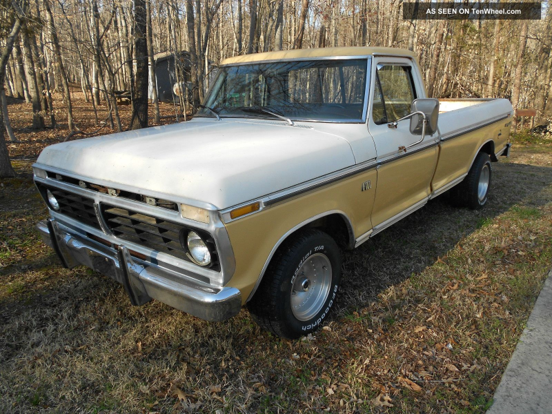 1975 Ford F100 Ranger Xlt Longbed, Paint, 390 Engine, Automatic F-100 ...