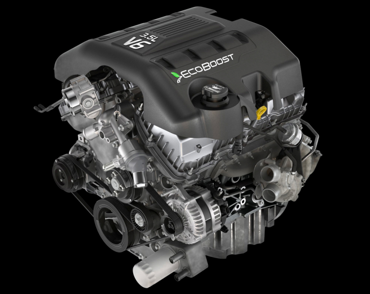 Ford's twin-turbo 3.5-liter EcoBoost engine can tow as much as the 6.2 ...