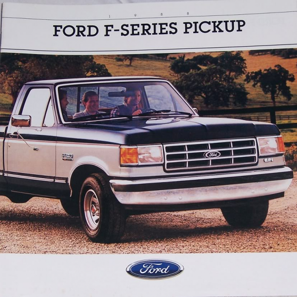 1988 ford f series pickup original sales brochure 23 pages brochure ...