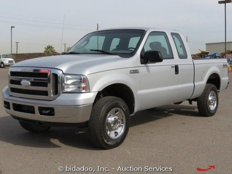 2005 Ford F250 XLT 4x4 Extended Cab Pickup Truck 5.4L V8 Auto Cold A/C ...