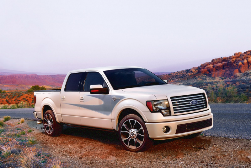 latest Ford model to wear the Harley Davidson badge is the 2012 F-150 ...