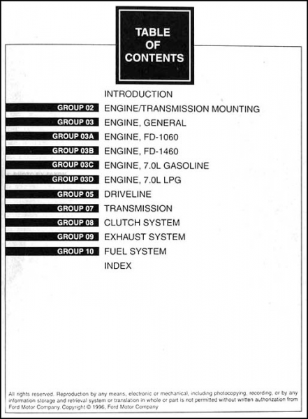 manual covers all 1997 ford medium heavy duty trucks including f 700 f ...