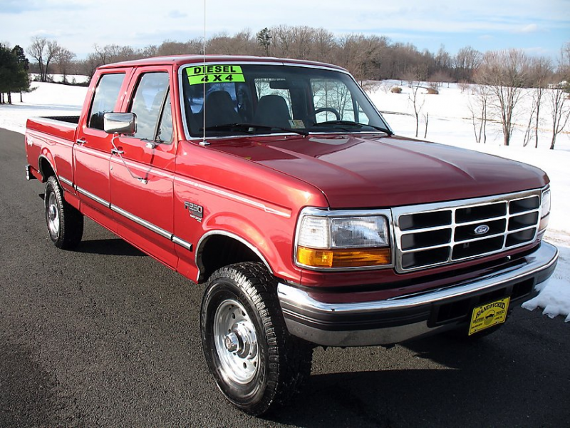 1997 Ford F250 Crew Cab Short Bed Diesel Truck