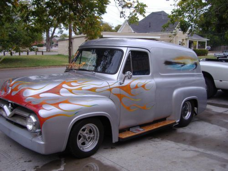 1953 Pro-street Ford F100 Panel Truck on 2040-cars