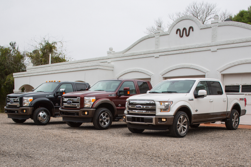 2015 Ford F Series King Ranch Line Up Front View