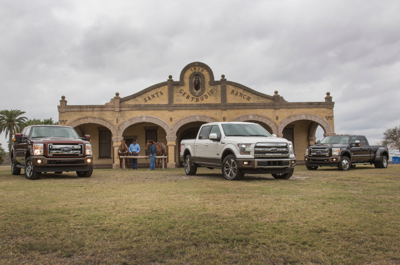 2015 Ford F Series King Ranch Line Up