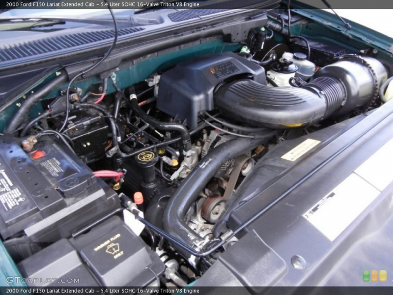Liter SOHC 16-Valve Triton V8 Engine on the 2000 Ford F150 Harley ...