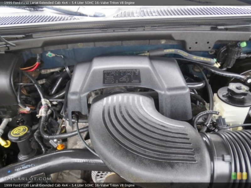 Liter SOHC 16-Valve Triton V8 Engine on the 1999 Ford F150 Lariat ...