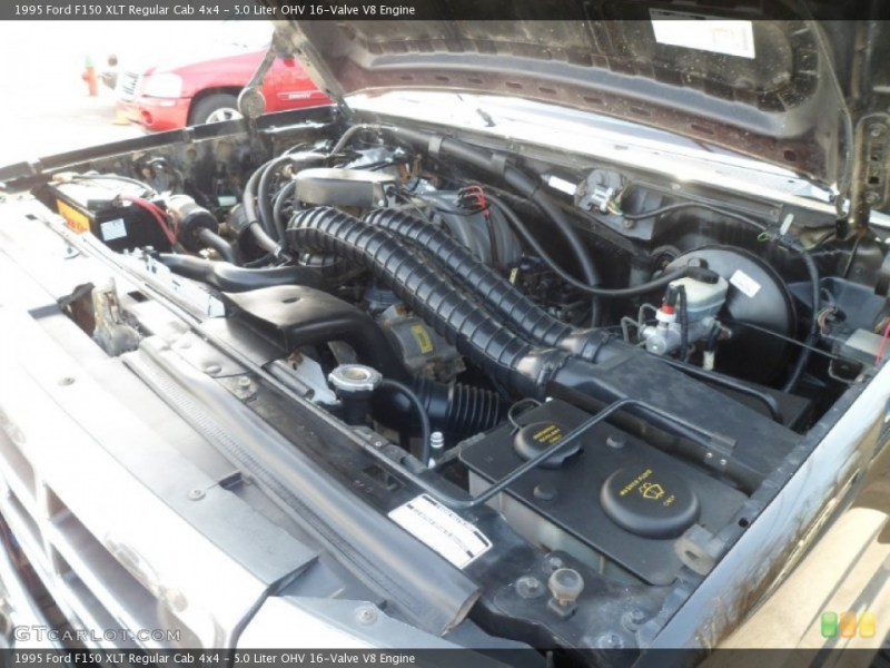 Liter OHV 16-Valve V8 Engine on the 1995 Ford F150 XLT Extended ...
