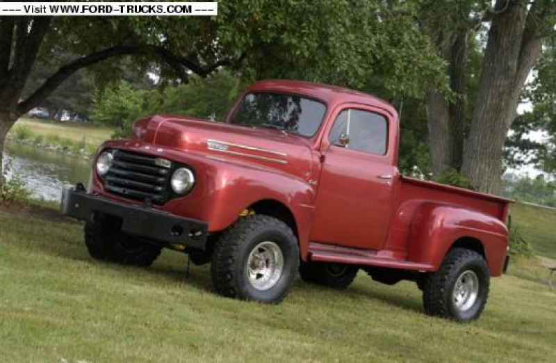 1950 Ford F3 4x4 - Big Red 1950