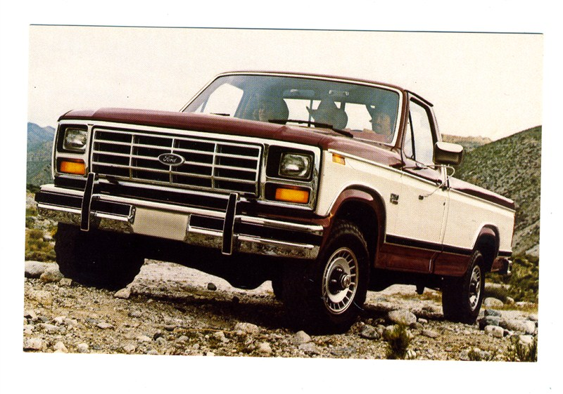 Details about 1983 Ford F-Series 4X4 Pick Up Truck Dealers Advertising ...