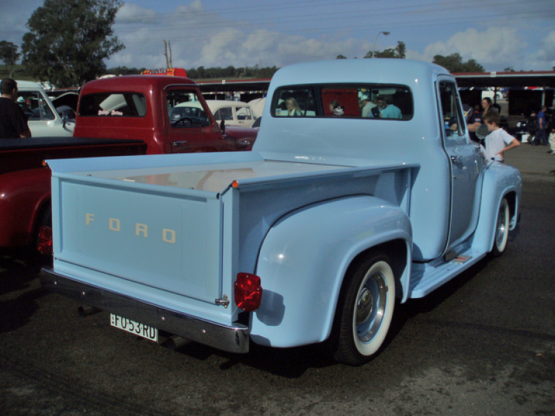 1953 ford f 100 utility 1953 ford f 100 ute taken at the new south ...
