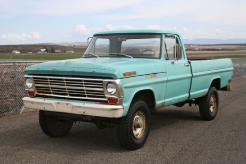 1969 Ford F250 4x4, one owner, completely original, 43,122 actual ...