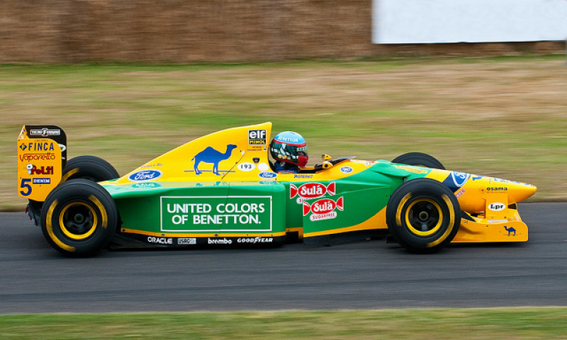 1993 Benetton-Ford B193 F1 race car