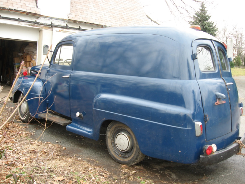 1949 Ford Panel Truck Left Side Exterior