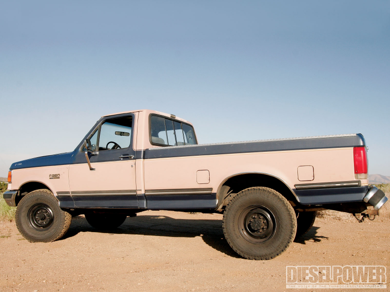 1987 Ford F250 Driver Side View