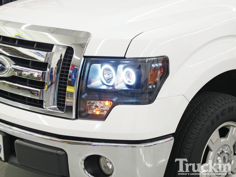 2011 Ford F150 Anzo Headlight Installed