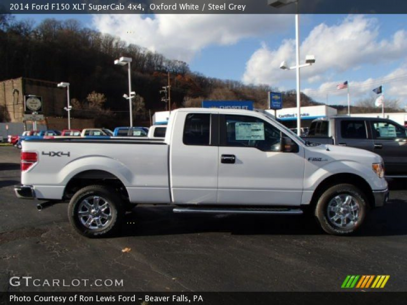2014 Ford F150 XLT SuperCab 4x4 in Oxford White. Click to see large ...