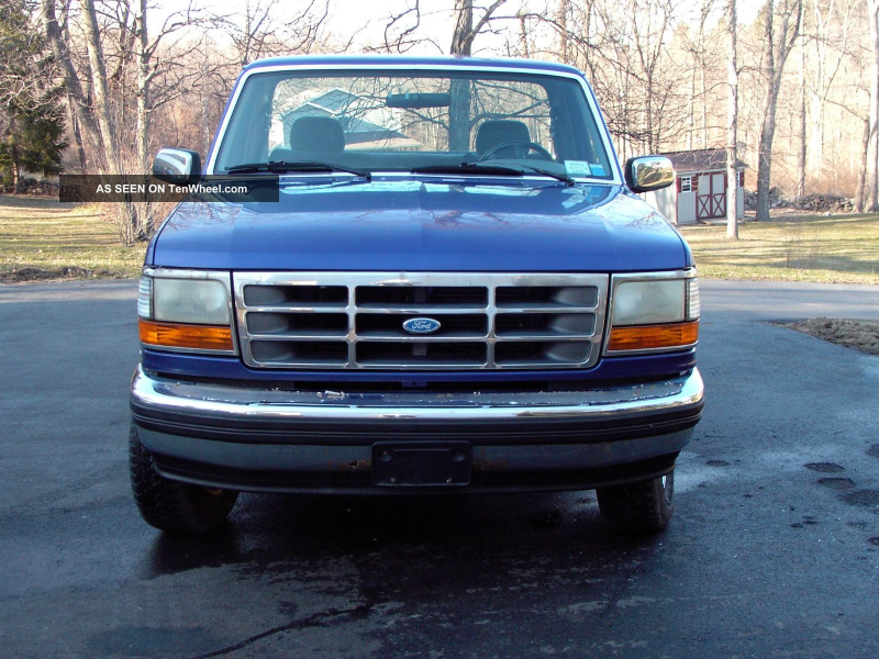 1995 Ford F - 150 F150 4x4 4wd Longbed Pickup Truck 5. 0 Automatic F ...