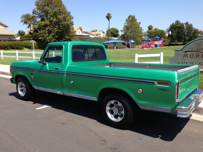 AutoTrader Classics - 1973 Ford F250 Truck Green 8 Cylinder Automatic ...