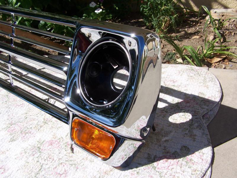 68 Ford F100 Chrome Grille 67-72 Ford Truck Grill Ranger Custom Cab ...