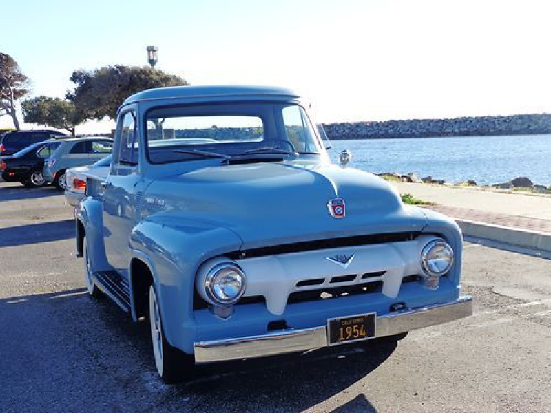 1954 Ford F100 ,8 cil 239 cid, 3 speed trans, Close to full ...