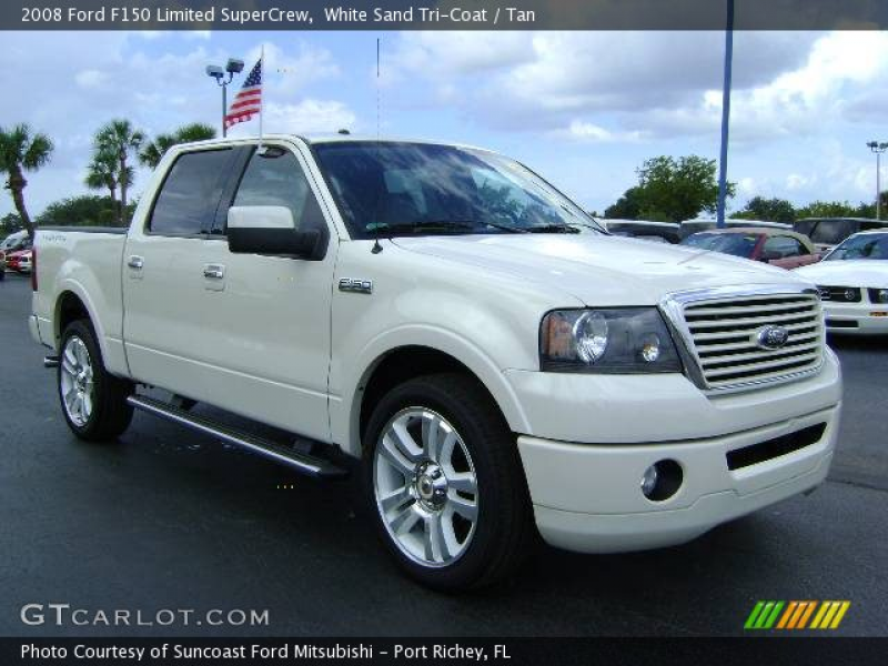 2008 Ford F150 Limited SuperCrew in White Sand Tri-Coat. Click to see ...