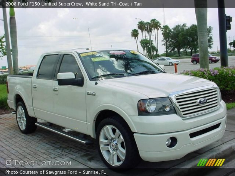 2008 Ford F150 Limited SuperCrew in White Sand Tri-Coat. Click to see ...