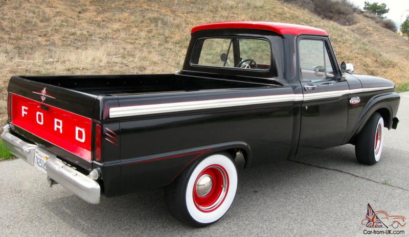 1965 Ford F100 Custom Cab Short Bed Pickup Truck for sale