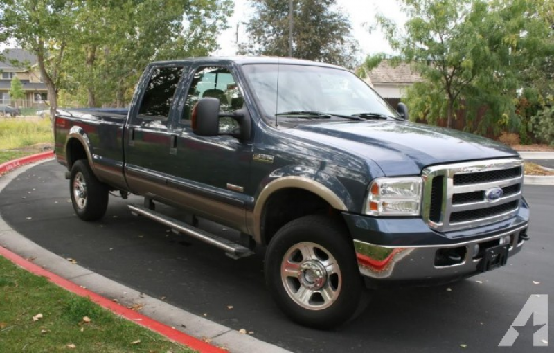 2006 FORD F350 SUPER DUTY CREW CAB 4X4 LARIAT TURBO DIESEL for sale in ...
