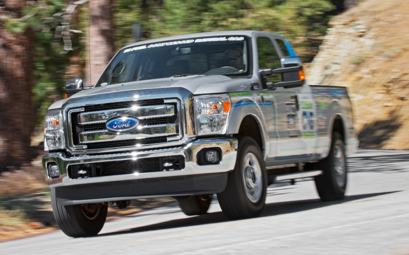 2012 Ford F 250 Xlt Westport Cng Front View In Motion