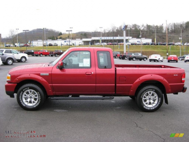 2011 Ford Ranger Sport SuperCab 4x4 in Redfire Metallic - A24486