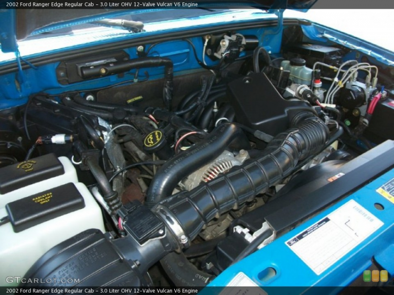 Liter OHV 12-Valve Vulcan V6 Engine on the 2002 Ford Ranger Edge ...