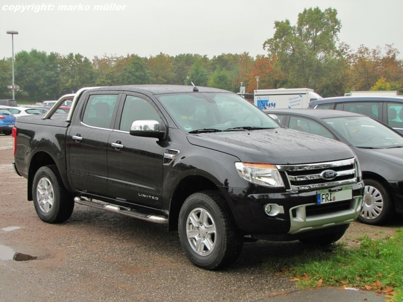 Ford RANGER TDCi 2.2Liter Limited, aufgenommen in Speyer, Oktober 2013 ...