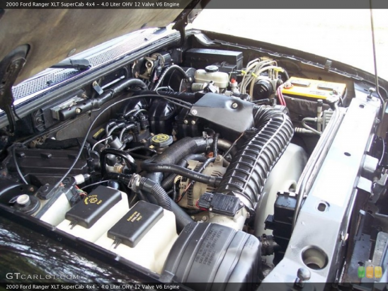 Liter OHV 12 Valve V6 Engine on the 2000 Ford Ranger XLT SuperCab ...