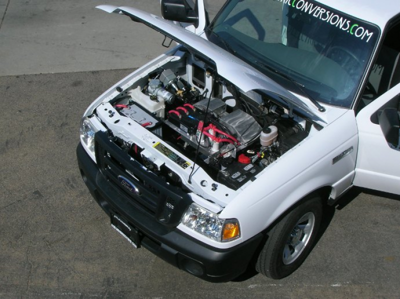 Electric Ford Ranger Engine View