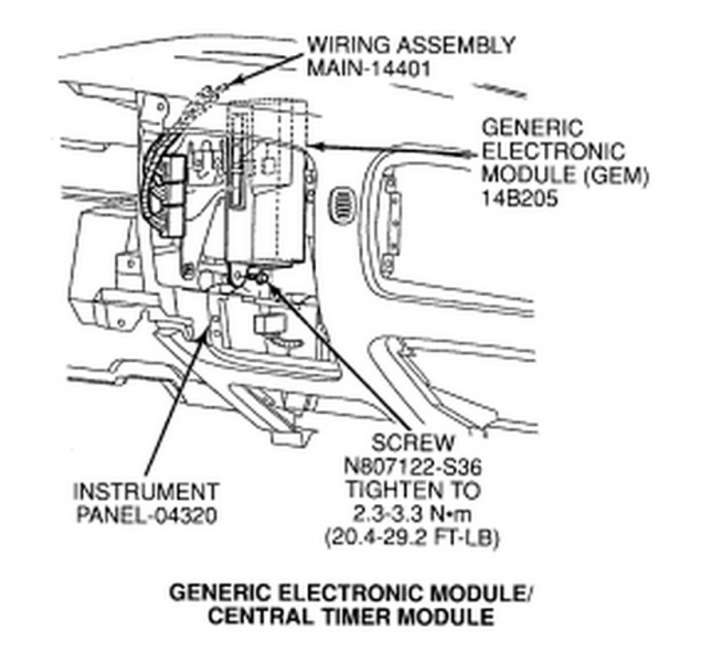 1999 Ford Explorer Four Wheel Drive Relay Module Control