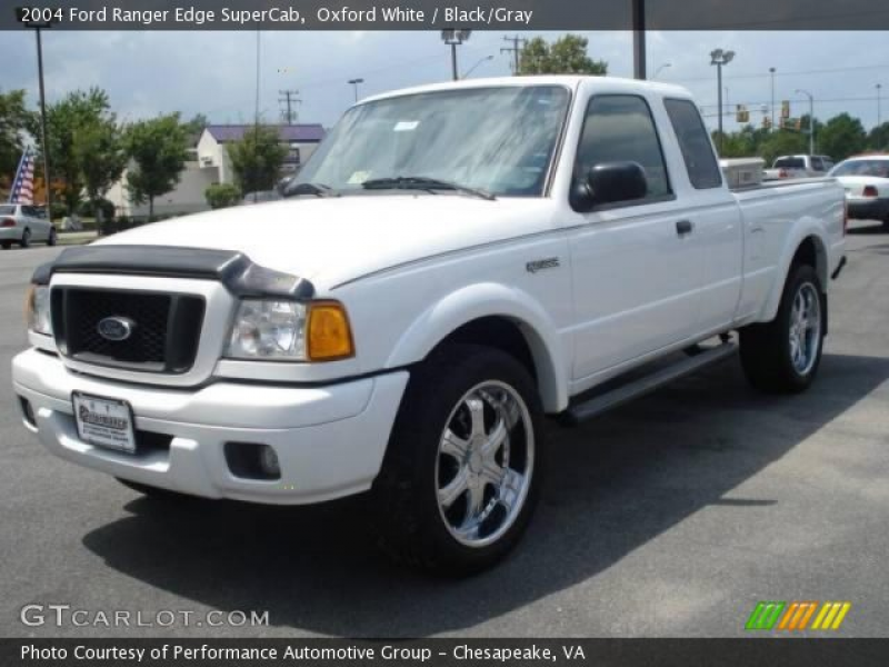 2004 Ford Ranger Edge SuperCab in Oxford White. Click to see large ...