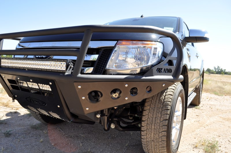 2011 - Up Ford Ranger T6 Rancher Front Bumper w/ Winch Mount