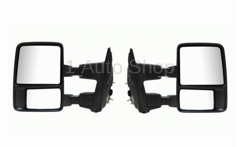 2008-2010 Ford Super Duty Telescopic Towing Mirror Manual -PAIR ...