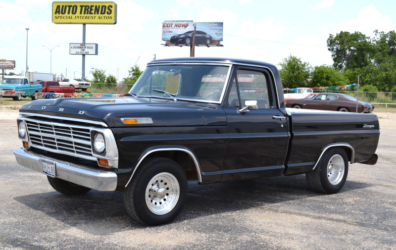 AutoTrader Classics - 1969 Ford F100 Truck Black 8 Cylinder Automatic ...