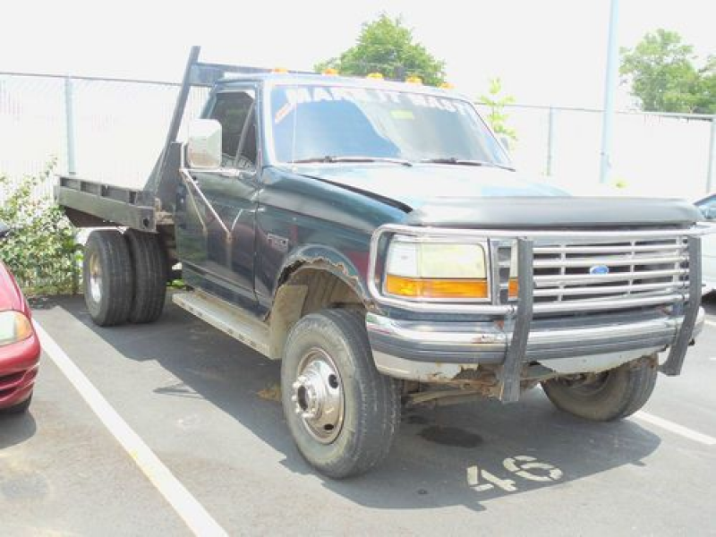 1992 Ford F350 4x4 Flatbed 7.3l Diesel Project Truck Or Parts Truck on ...