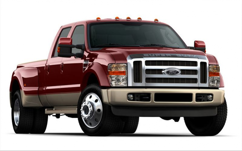 2010 Ford F 450 King Ranch Red Front View