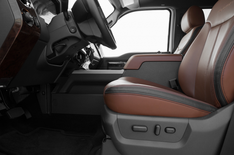 2013 Ford F 350 Super Duty Lariat Platinum Front Seat Leg Room