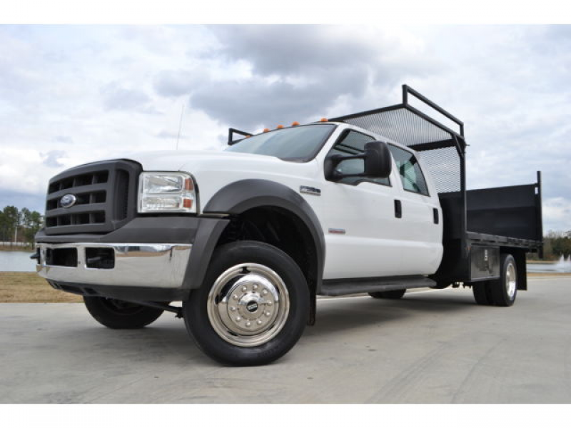 2005 Ford F-550 Crew Cab XL Diesel 13ft. Flatbed Liftgate Babied!!