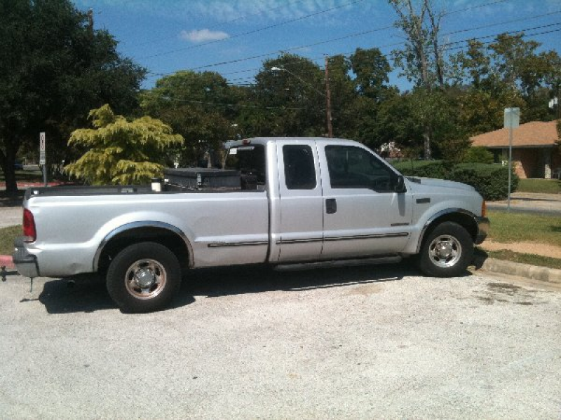 Ford F250 already converted to run on WVO Picture