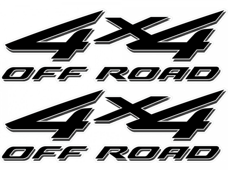 2002 - 2008 4x4 Decals for Ford F Series Super Duty HD