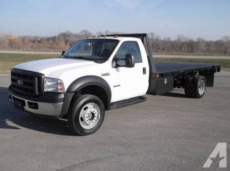 2006 Ford F550 4x4 16ft flatbed Low Low miles F450 F350 for sale in ...