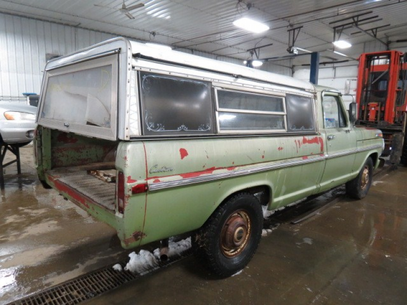 1971 ford ford f250 pickup stock xm9606 description green 2dr